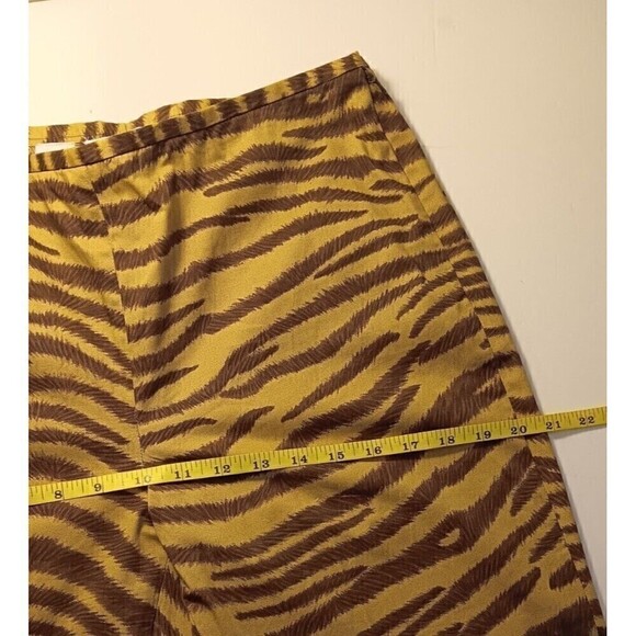 Jones New York Country Animal Print Ankle Pants Size 8 - Picture 7 of 8